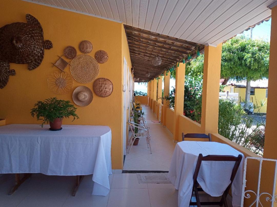 Pousada Grao De Areia Beira Mar Mangue Seco  Bagian luar foto