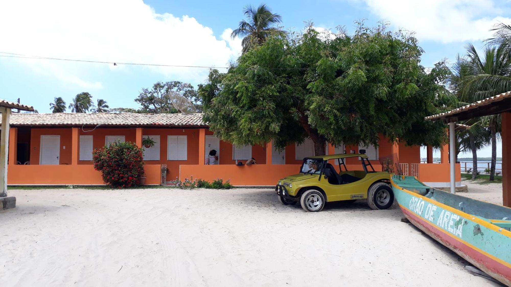 Pousada Grao De Areia Beira Mar Mangue Seco  Bagian luar foto