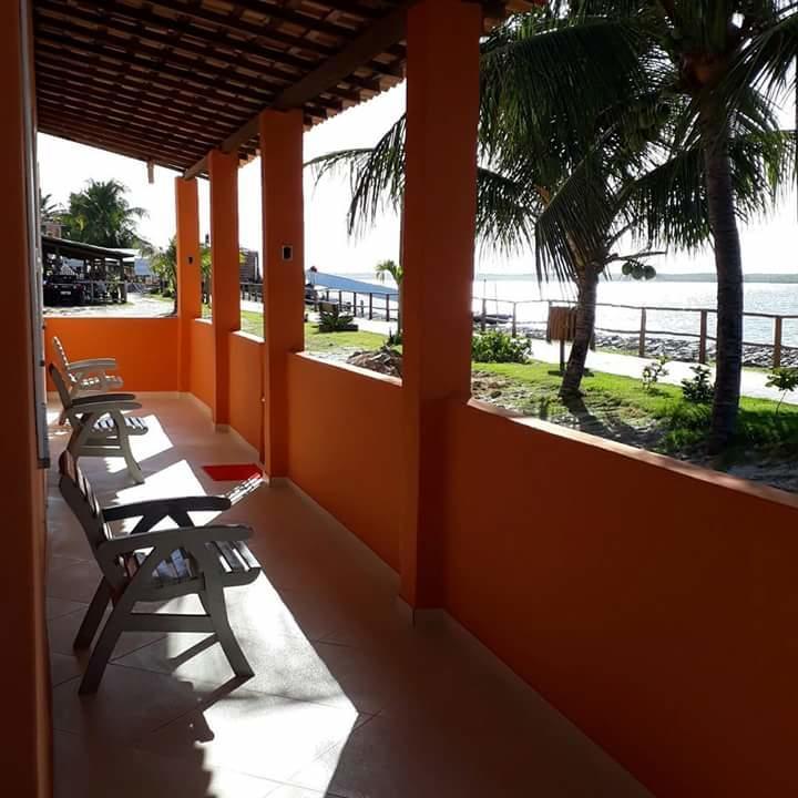Pousada Grao De Areia Beira Mar Mangue Seco  Bagian luar foto