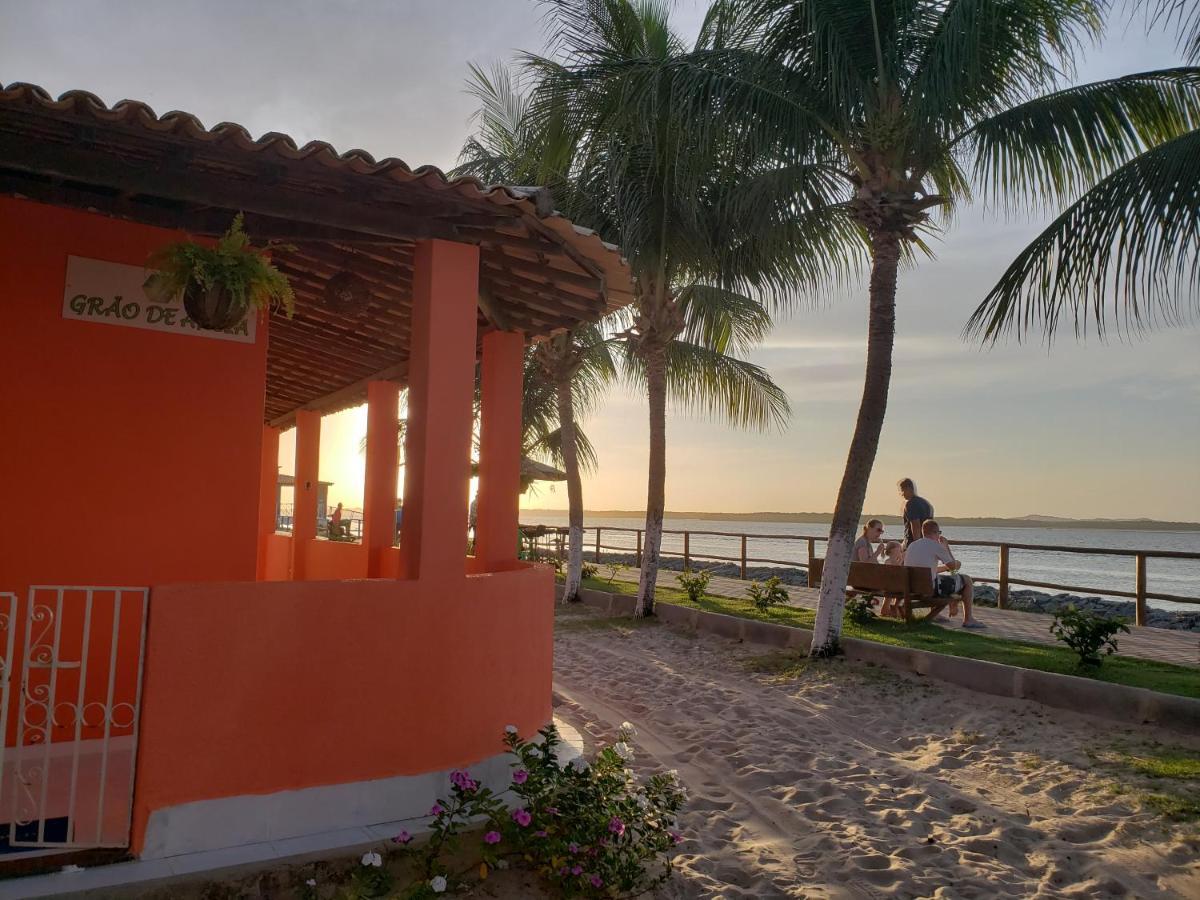 Pousada Grao De Areia Beira Mar Mangue Seco  Bagian luar foto